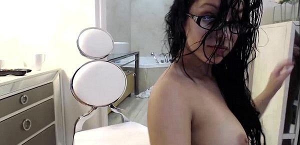  Abella Anderson Camgirl Bubble Bath, Shower and Blowjob LIVE on Camster.com